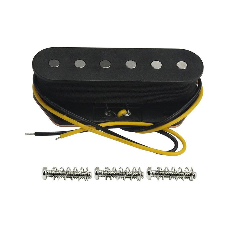 FLEOR Alnico 5 Black TL Bridge Pickup for TL Style Electric Guitar Pickup Part - Image 1